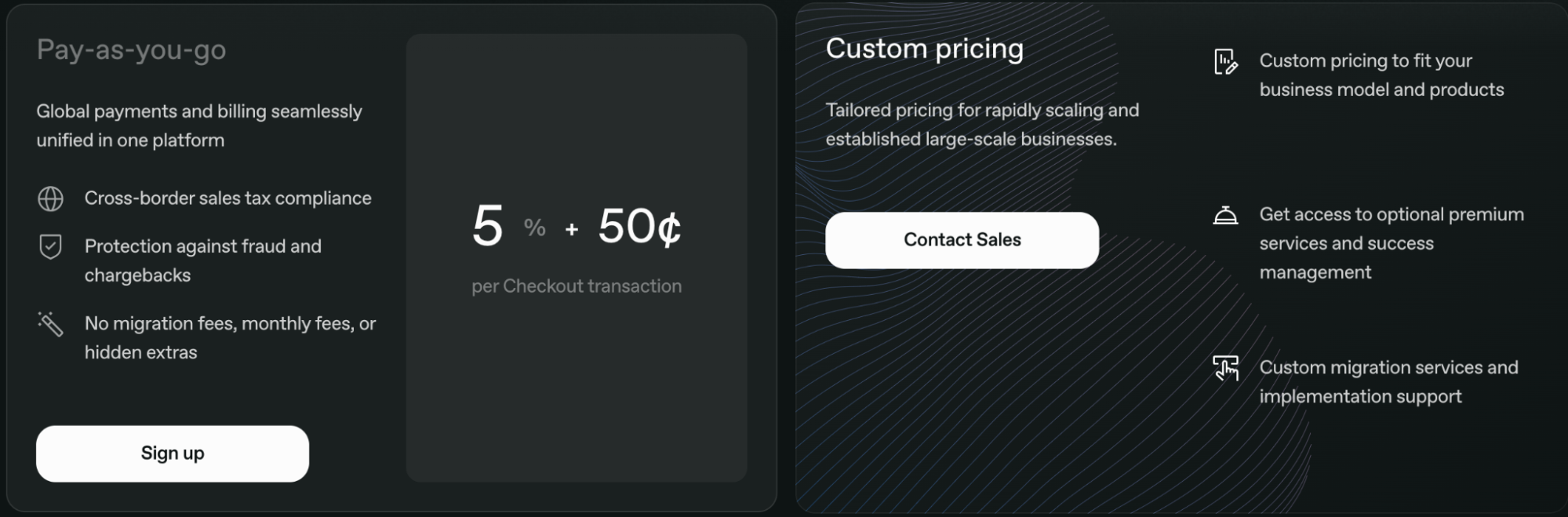 Paddle pricing structure