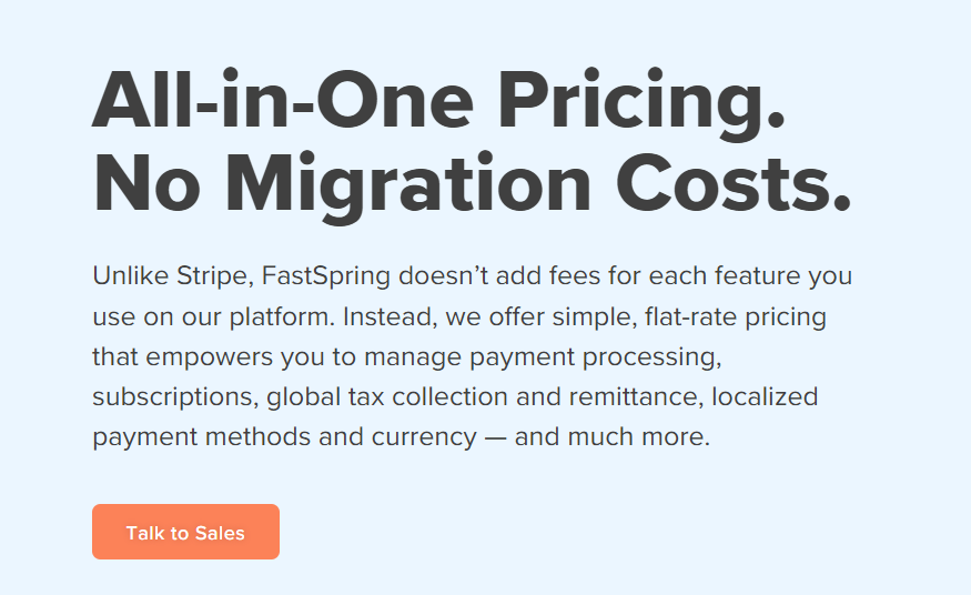 FastSpring Pricing