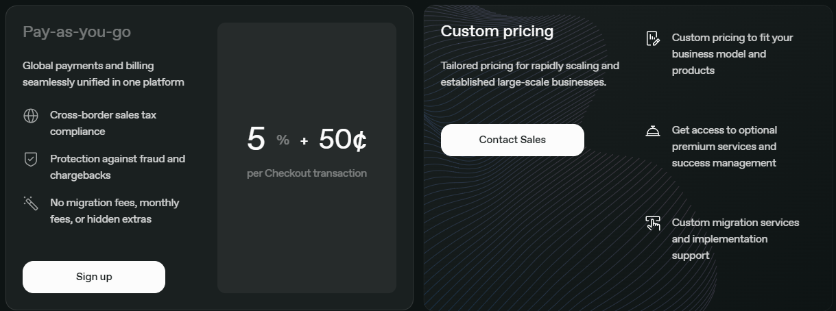 Paddle Pricing